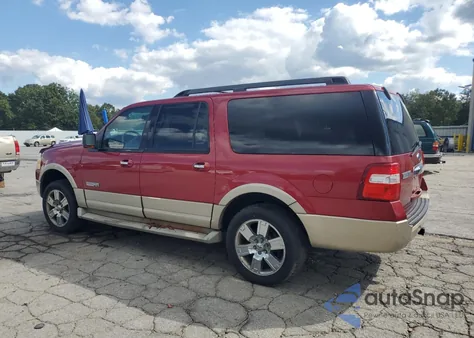 2007 Ford Expedition El Eddie Bauer из США, поврежденный, VIN 1FMFK18557LA88588